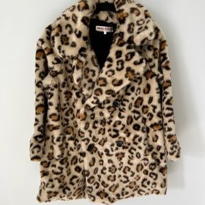 Free People | Sienna Leopard Faux Fur Jacket